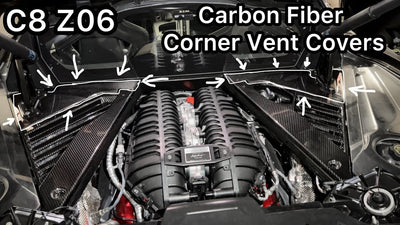 2020-Up Corvette C8 Carbon Fiber Vent Cover Installation @Lazc8