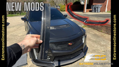 CTS-V Front Splitter & Side Arches Installed ft @Toro704