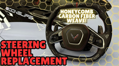 Corvette C8 Carbon Fiber Steering Wheel Installation @Donslife