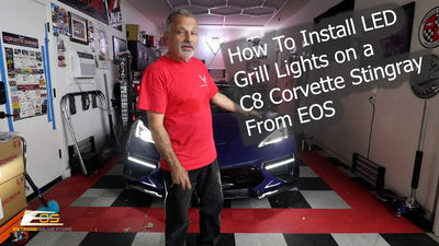 Corvette C8 DRY Sequential LED Light Bar Bezel Installation by @THECORVETTECHANNEL