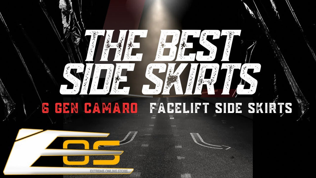 2016-Up Camaro 1LE Facelift Side Skirts Installed by EOS ft. @thev6camaroguy