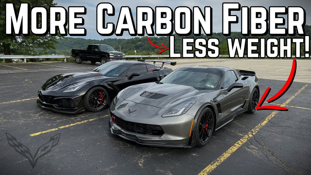 Corvette C7 Z06 Carbon Fiber Hood & Quarter Intake Vents Installation - EOS ft. @HorsePowerObsessed