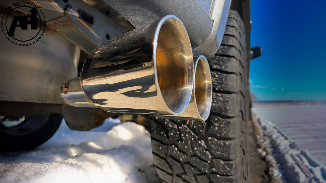 Ford F-150 5.0L V8 2.7L | 3" Piping w/ 3.5" Dual Tips Cat Back Exhaust EOS ft. @AutoHeadz