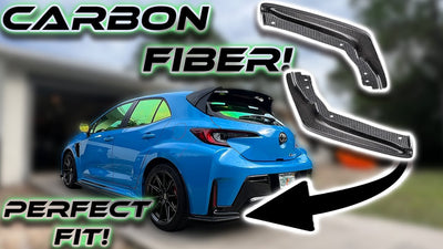 2023+ GR Corolla Carbon Fiber Rear Apron Installation @BrandonStellmach