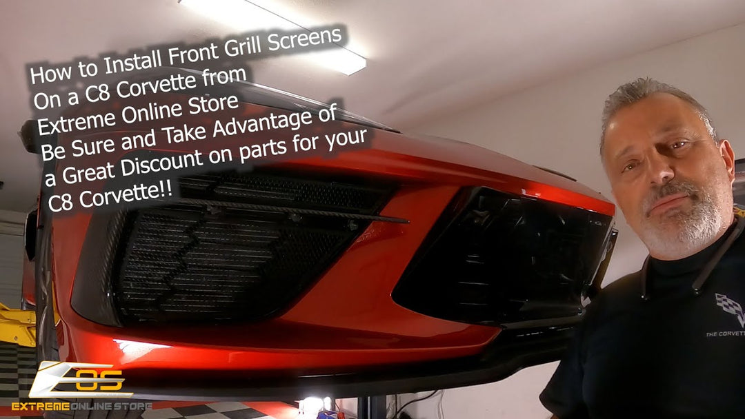 C8 Mesh Grill Install with @THECORVETTECHANNEL