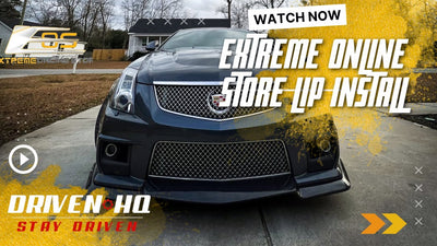 Cadillac CTS-V Front Splitter Lip Ground Effect Installation Extreme Online Store ft. @DrivenHQ