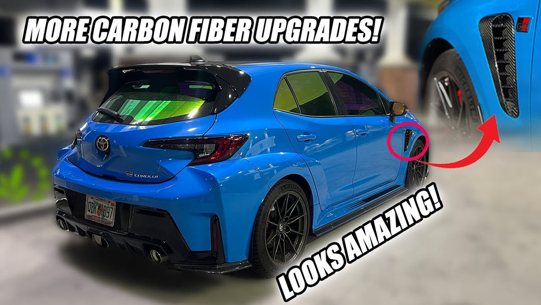 2023-Up Toyota Corolla Carbon Fiber Vent Installation @BrandonStellmach