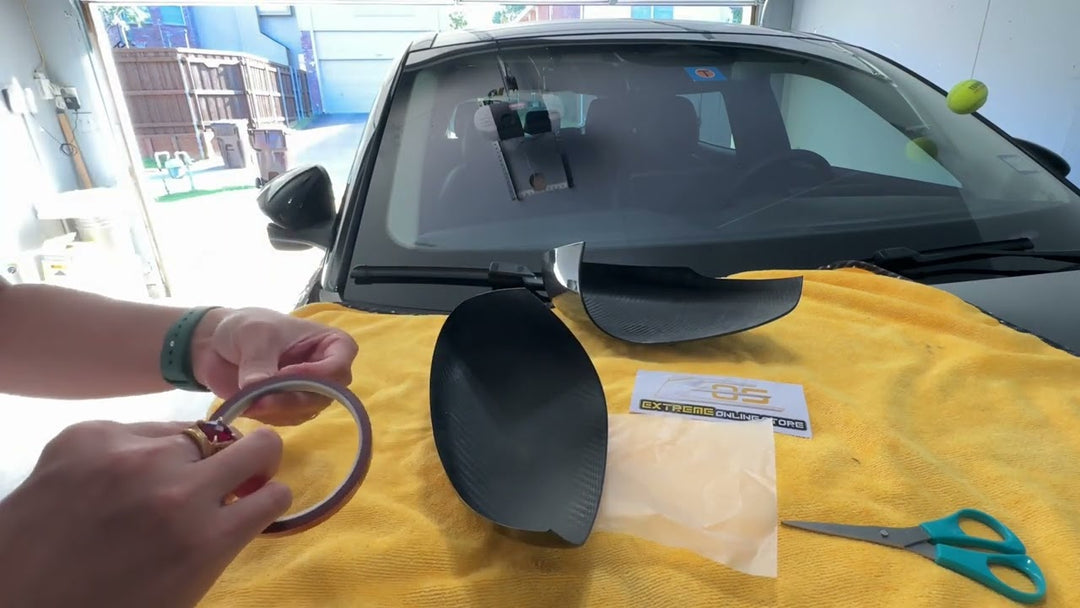 2021+ Mustang Mach-E Mirror Cover Installation @IceCream2014