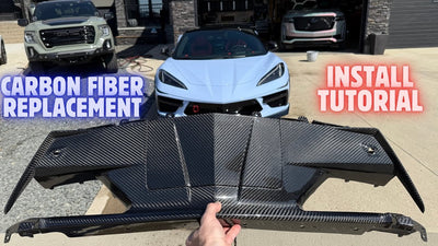 Corvette C8 Fascia Grille Cover Install ft. @Donslife