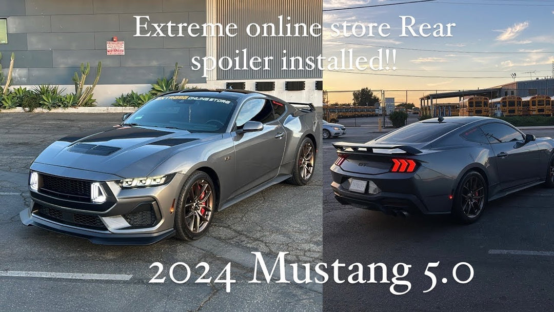 2024+ Mustang GT Rear Spoiler Installation ft. @locos.garage