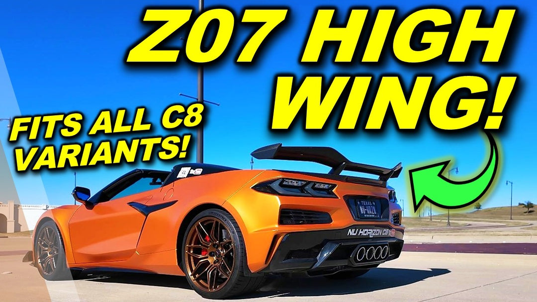 C8 Z06 High Wing Installation ft. @NuHorizonC8