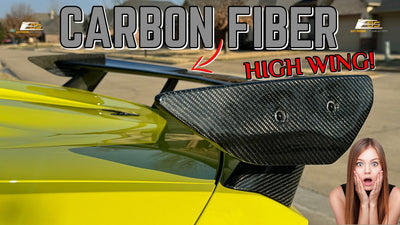Chevrolet Corvette C8 Rear Trunk Spoiler High Wing Installation EOS ft. @FrontSeatDriver