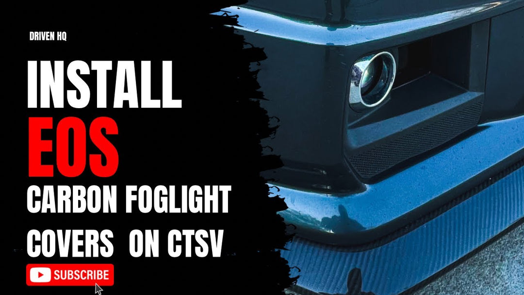 2009-15 Cadillac CTS-V Carbon Fiber Fog Light Cover Installation Extreme Online Store ft. @DrivenHQ