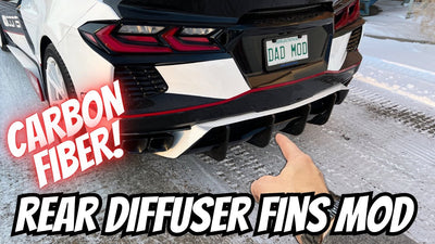 Corvette C8 Z51 Add-On Rear Lower Diffuser Fin Installation Extreme Online Store ft. @Donslife