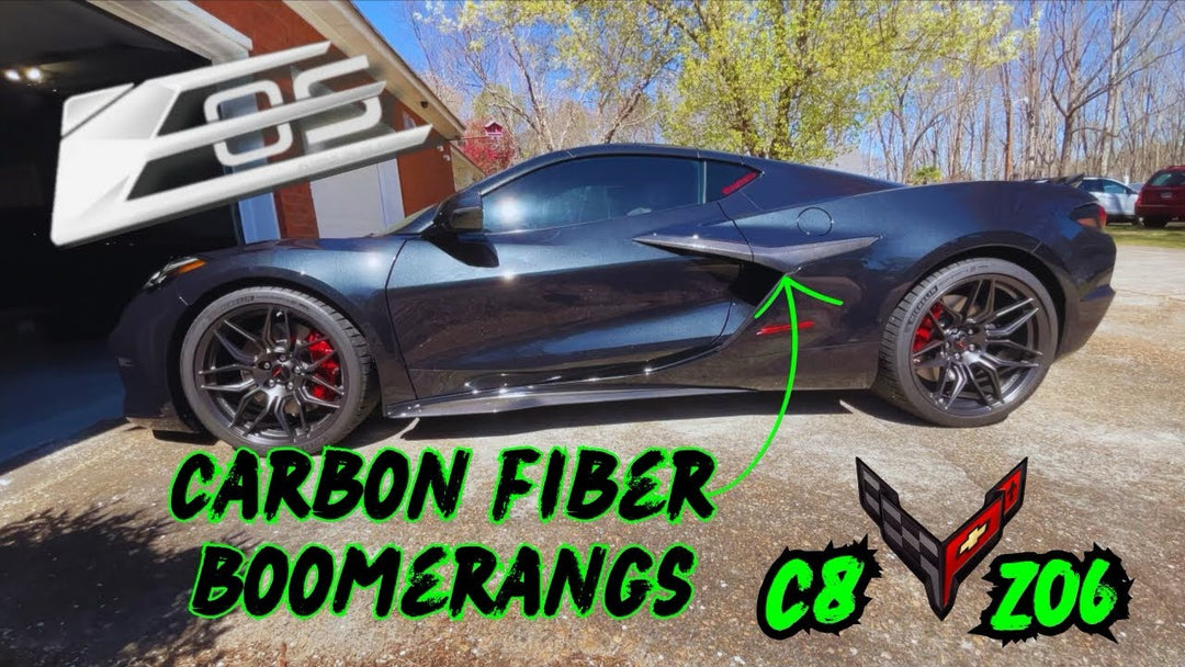 Chevrolet Corvette C8 Z06 Carbon Fiber Side Door Garnish Installation EOS ft. @dbmracing2019