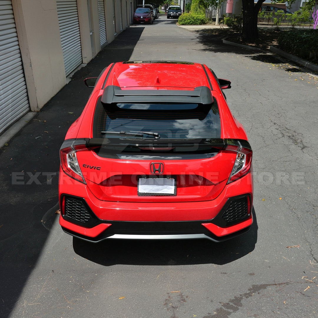 2016-21 Honda Civic Hatchback Mugen Conversion Rear Roof Spoiler Kit