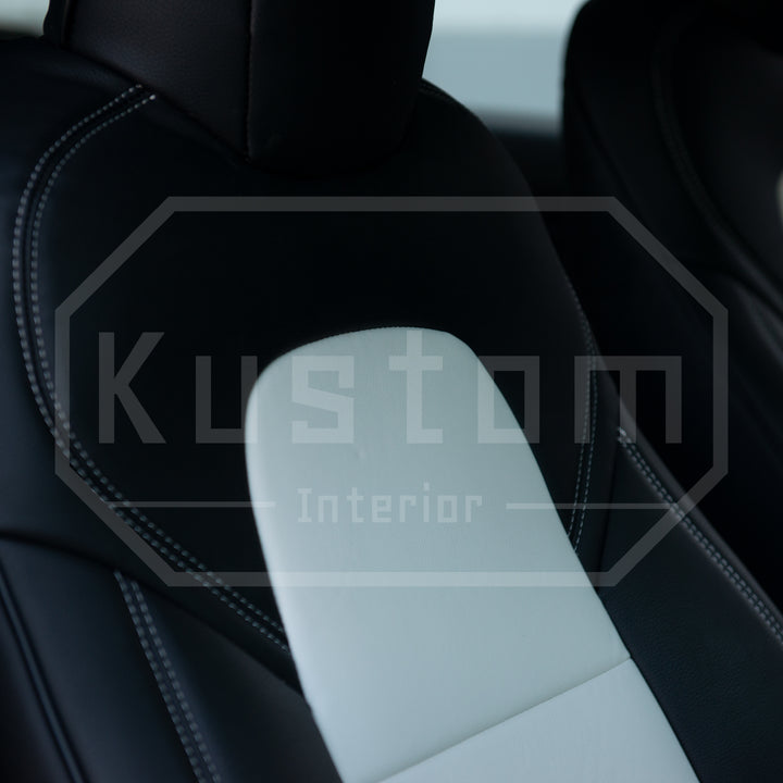 2017-21 Tesla Model 3 Custom Leather Seat Covers