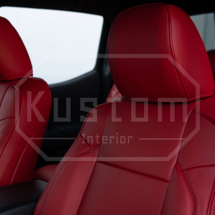 2016-Up Toyota Tacoma Premium Custom Leather Seat Covers