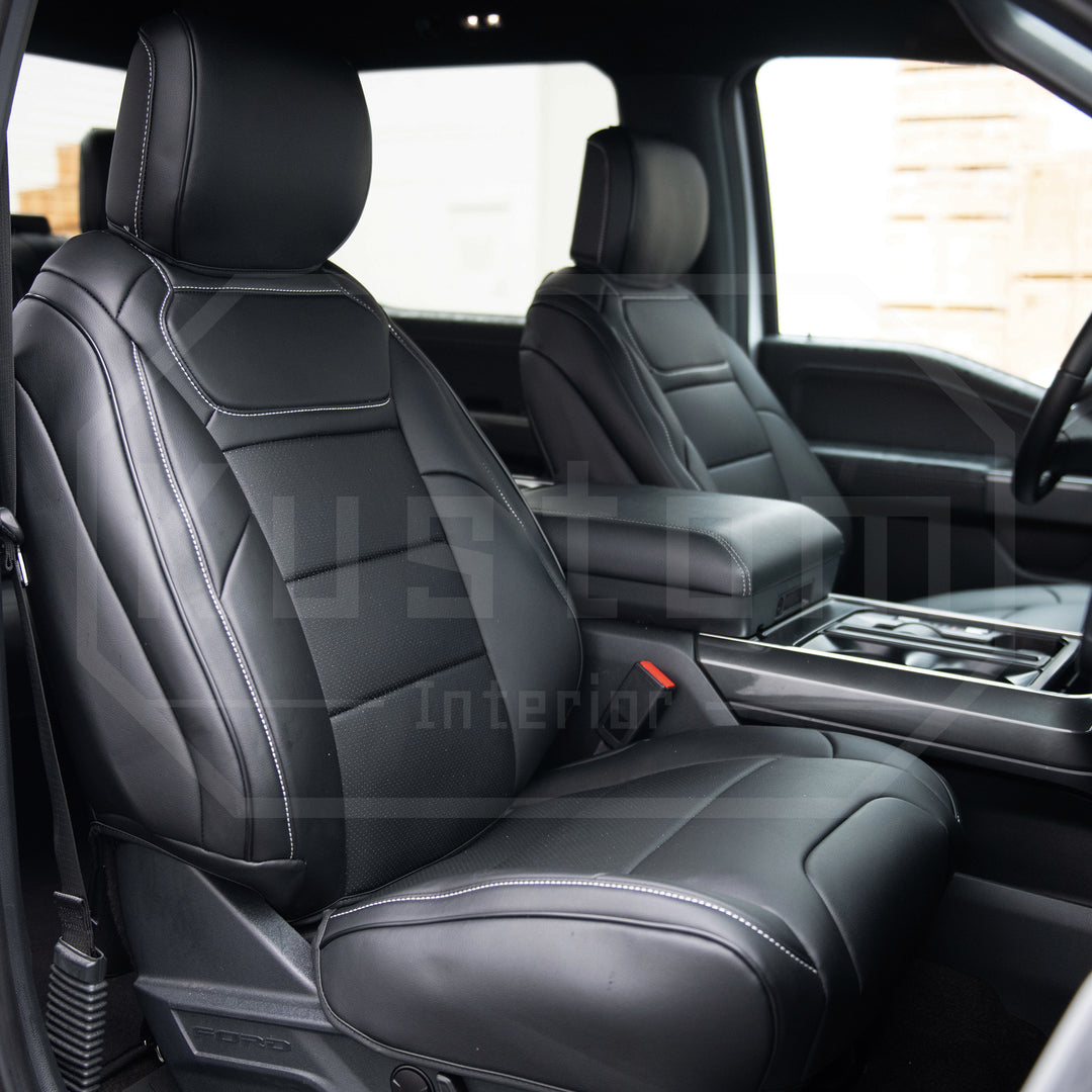 2021-Up Ford F-150 / Raptor Premium Custom Leather Seat Covers