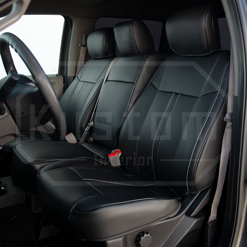 2015-21 Ford F-150 / F-250 Premium Custom Leather Seat Covers