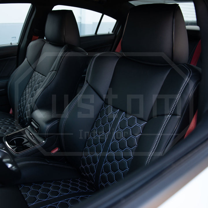 2015-Up Dodge Charger Premium Custom Seat Covers (Performance Seat)