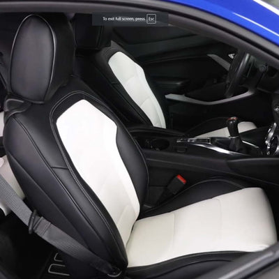 6th Gen Camaro Coupe Custom Leather Seat Covers