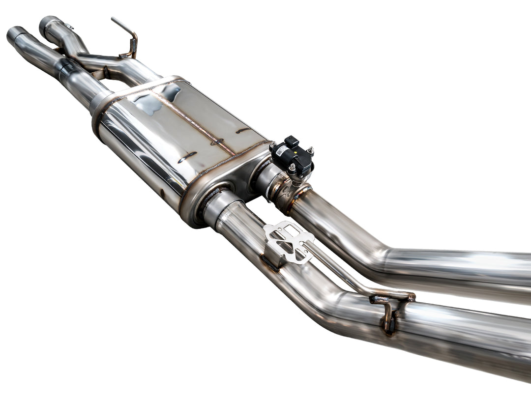 AWE SwitchPath™ Exhaust for Gen 3 Raptor - Chrome Silver Tips