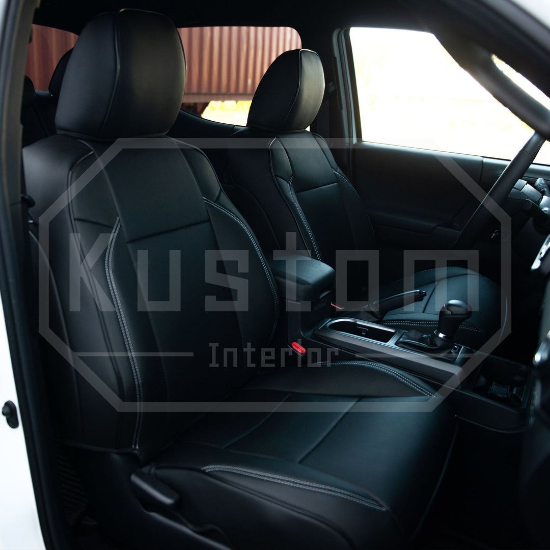2016-Up Toyota Tacoma Premium Custom Leather Seat Covers
