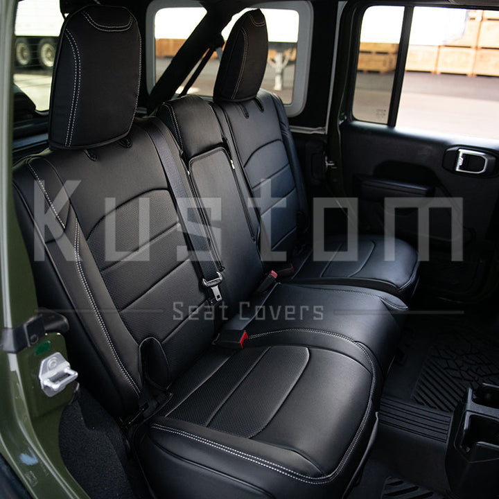 2018-Up Jeep Wrangler JL Custom Leather Seat Covers