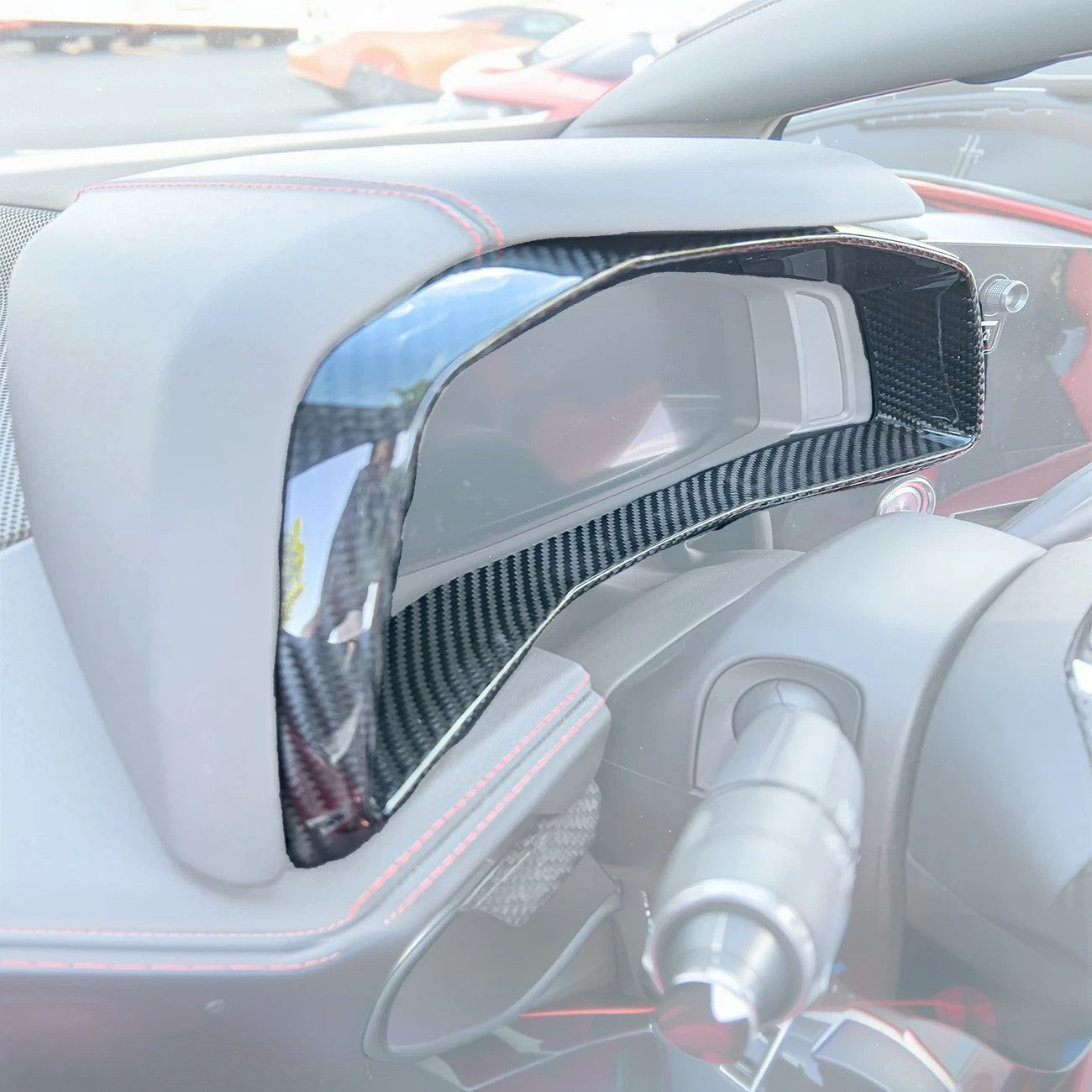Chevrolet Corvette C8 Gauge Cluster Cover