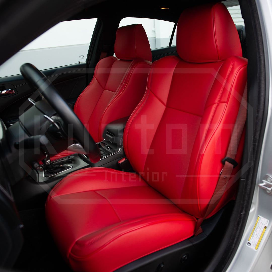 2015-Up Dodge Challenger Custom Leather Seat Covers (Performance Seat)