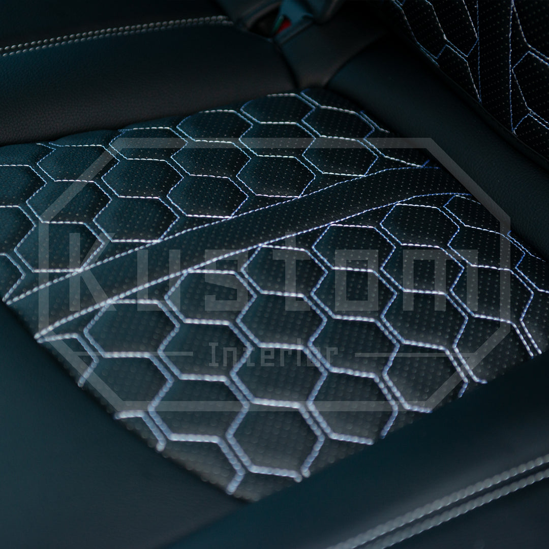 2017-21 Tesla Model 3 Custom Leather Seat Covers