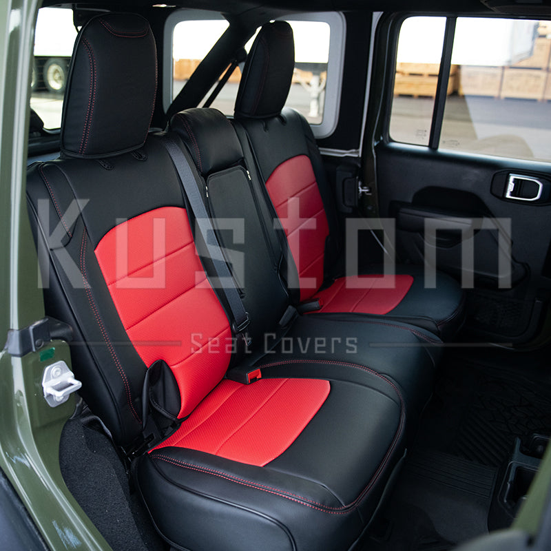 2018-Up Jeep Wrangler JL Custom Leather Seat Covers
