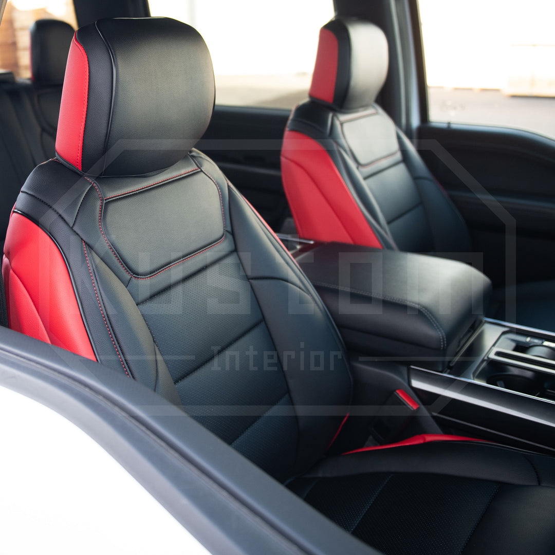 2021-Up Ford F-150 / Raptor Premium Custom Leather Seat Covers