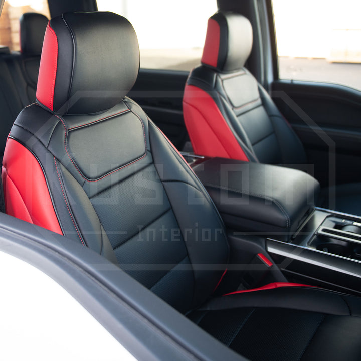 2021-Up Ford F-150 / Raptor Premium Custom Leather Seat Covers
