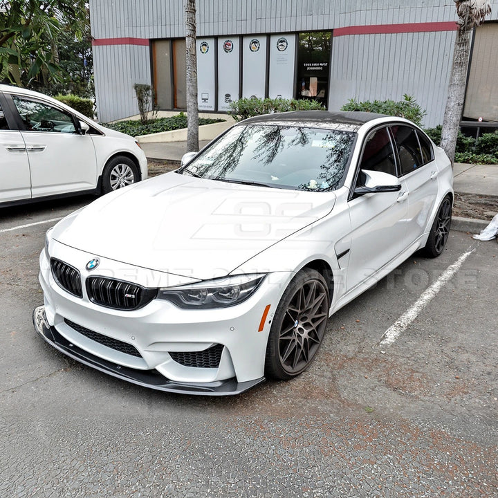 2015-20 BMW F82 M4 Carbon Fiber Front Splitter &amp; Side Skirts