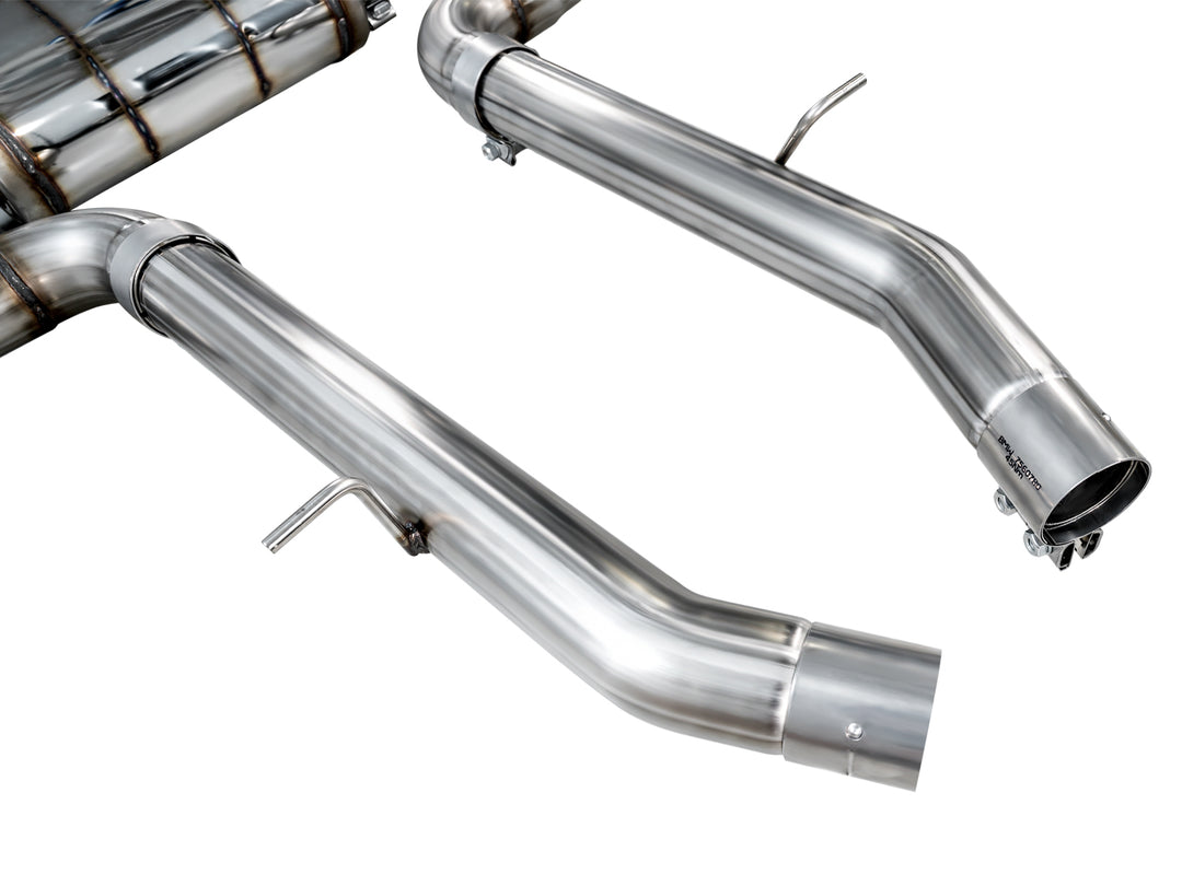 AWE Valved SwitchPath™ Axleback Exhaust for BMW F97 X3 M / F98 X4 M - Diamond Black Tips