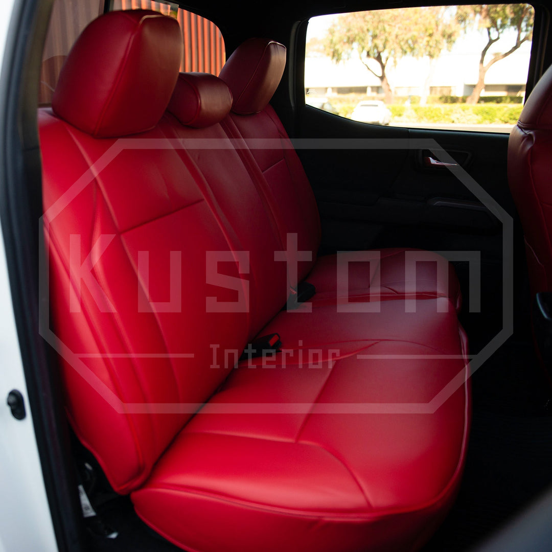 2016-Up Toyota Tacoma Premium Custom Leather Seat Covers