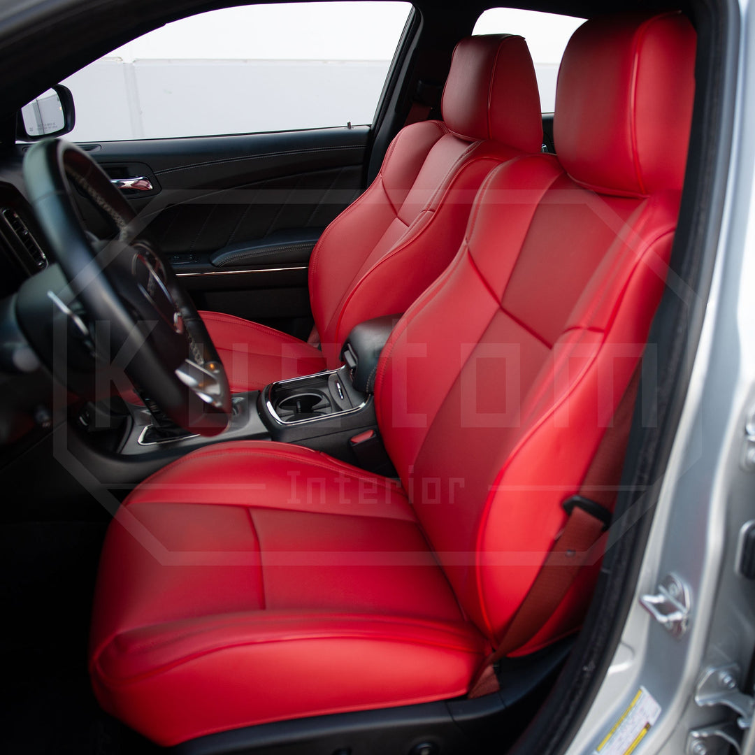 2015-Up Dodge Challenger Custom Leather Seat Covers (Performance Seat)