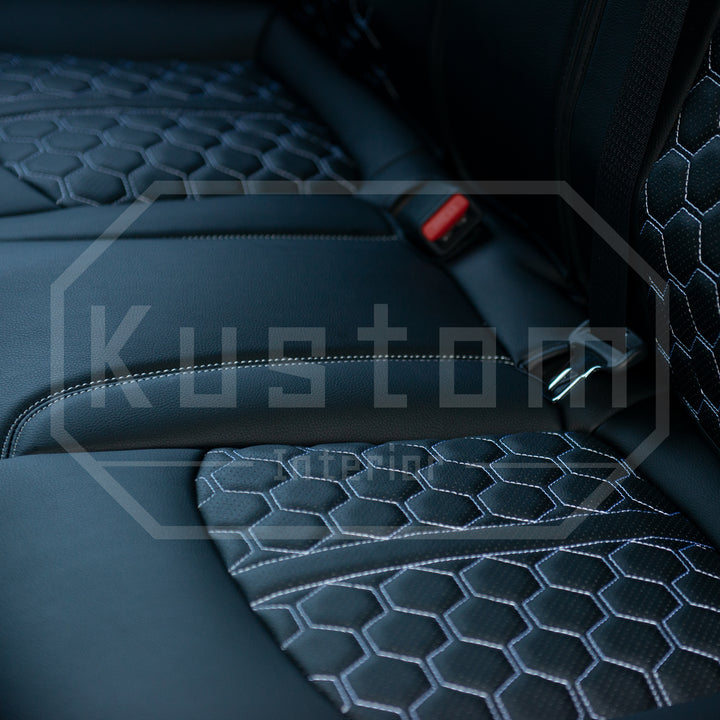 2017-21 Tesla Model 3 Custom Leather Seat Covers