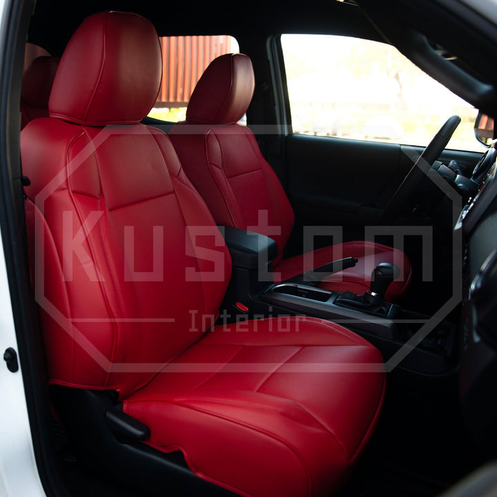 2016-Up Toyota Tacoma Premium Custom Leather Seat Covers