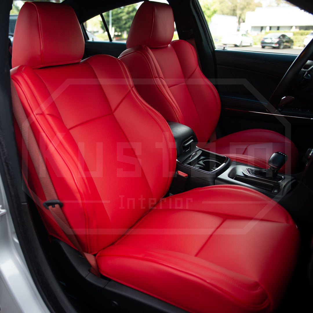2015-Up Dodge Charger Premium Custom Seat Covers (Performance Seat)