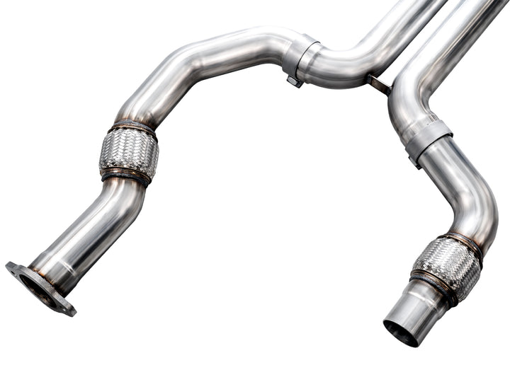 AWE SwitchPath™ Exhaust for Cadillac CT4-V Blackwing - Chrome Silver Tips