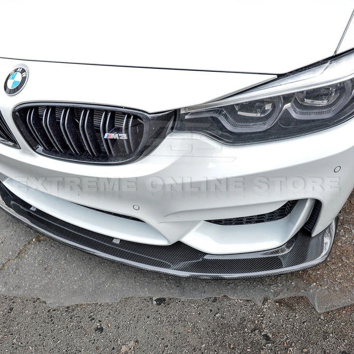 2015-20 BMW F82 M4 Carbon Fiber Front Splitter &amp; Side Skirts
