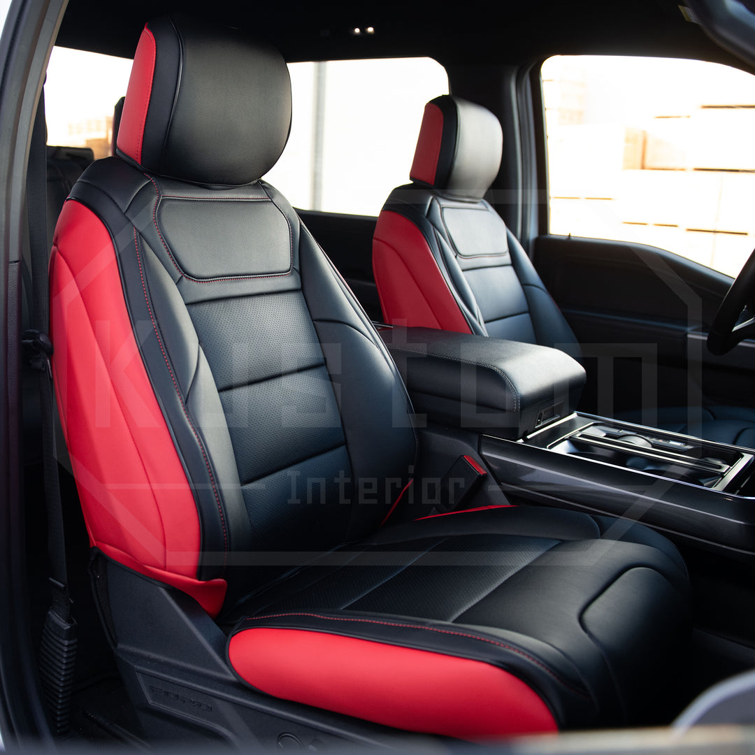 2021-Up Ford F-150 / Raptor Premium Custom Leather Seat Covers