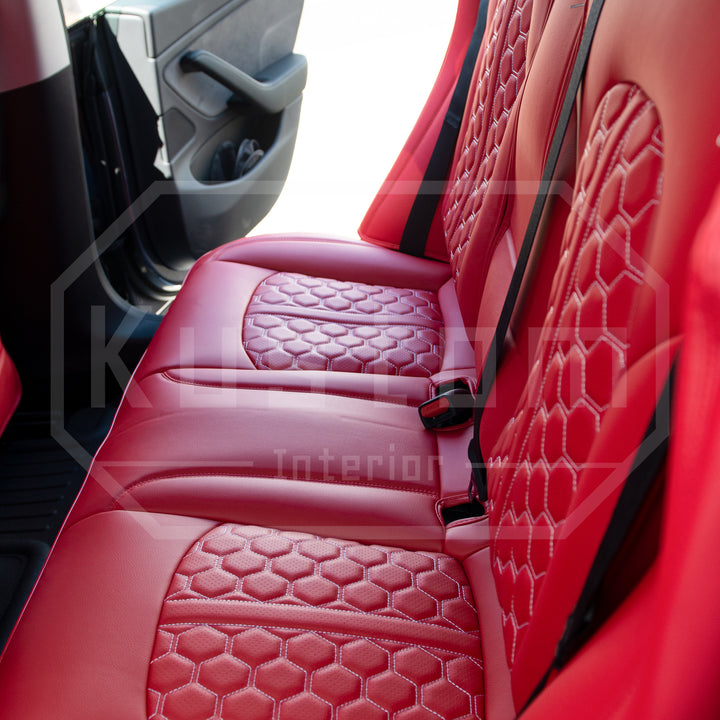 2020-Up Tesla Model Y Custom Leather Seat Covers