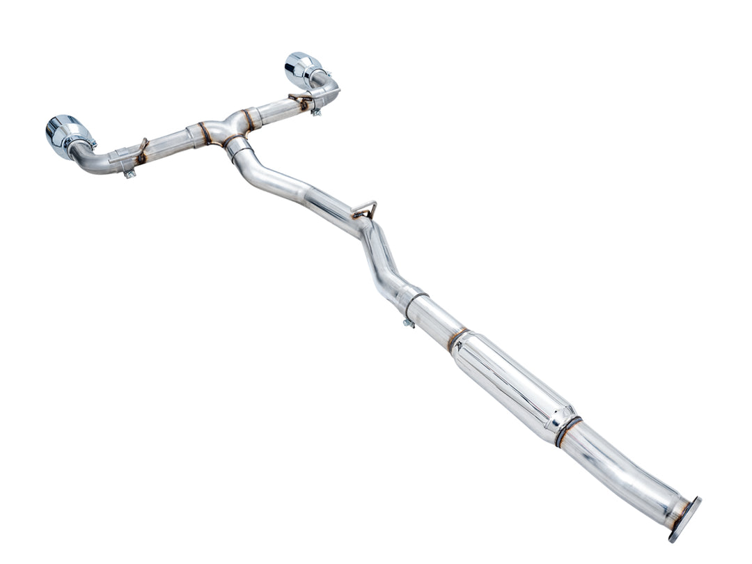 AWE Track Edition Exhaust for Subaru BRZ / Toyota GR86 / Toyota 86 / Scion FR-S - Chrome Silver Tips