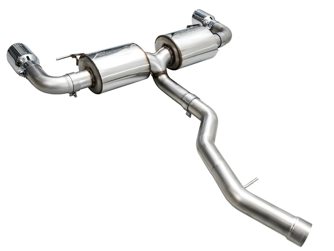 AWE Touring Edition Axle Back Exhaust for BMW G2X 330i/430i - Chrome Silver