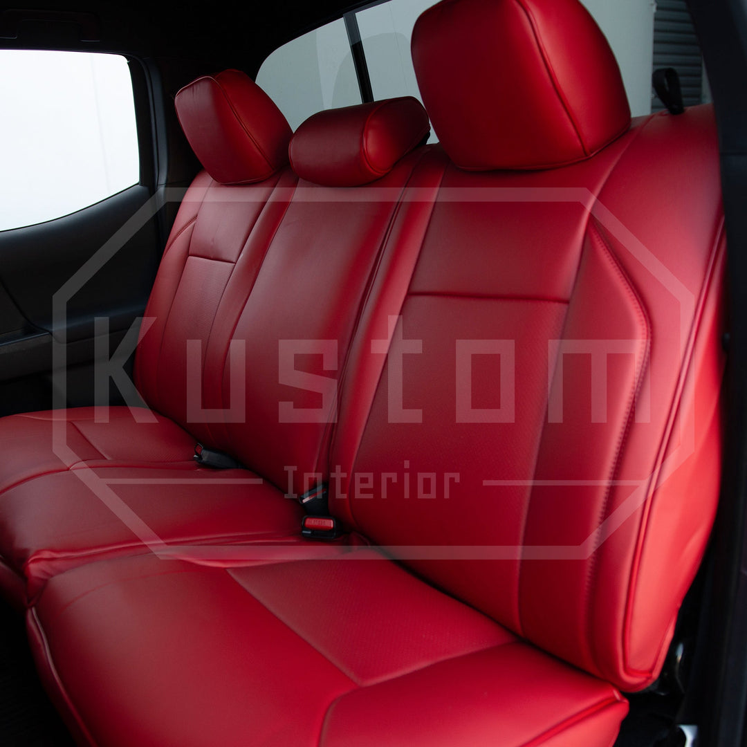 2016-Up Toyota Tacoma Premium Custom Leather Seat Covers