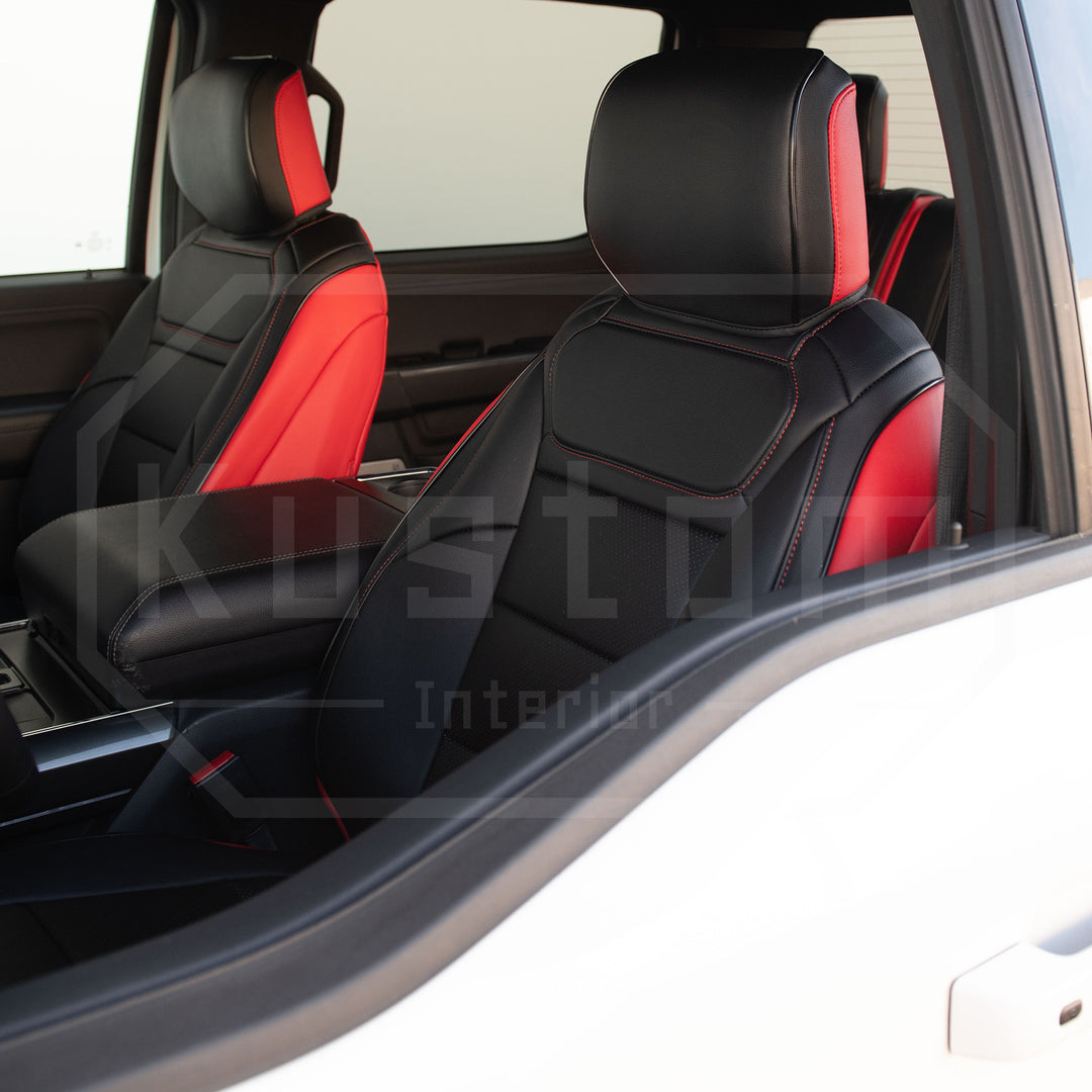 2021-Up Ford F-150 / Raptor Premium Custom Leather Seat Covers